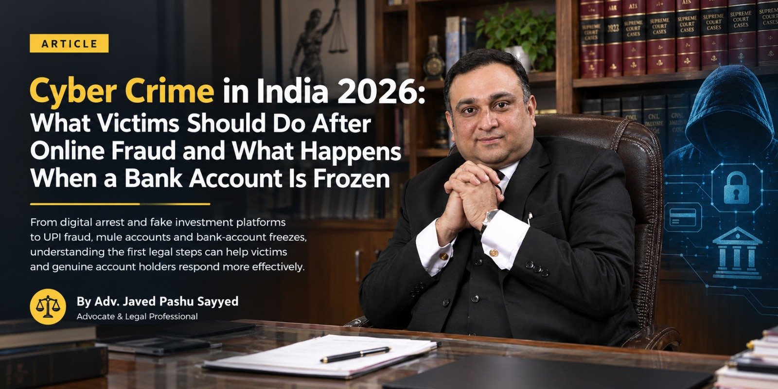 India Global Live: Cyber Crime in India 2026: What Victims Should Do After Online Fraud and What Happens When a Bank Account Is Frozen